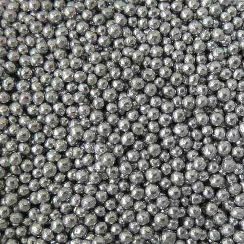 SUGAR SISTERS - Metallic Silver Non Pareils  80g