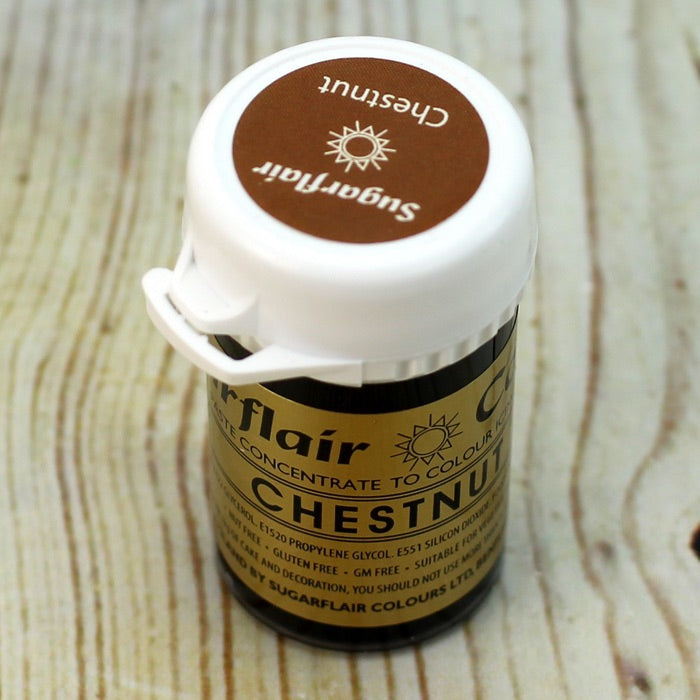 Chestnut SugarFlair Gel paste