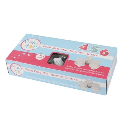 Cake Star Push Easy Number Cutters