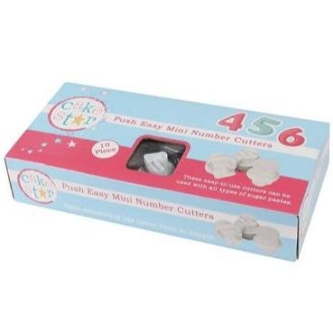 Cake Star Push Easy Mini Number Cutters
