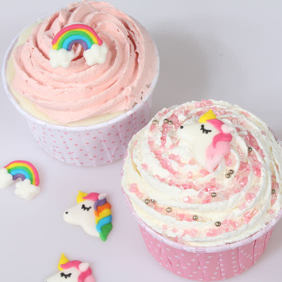 Sugar Decoration Unicorn & Rainbow Pk 12