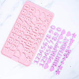 SUGAR SISTERS - Small Numbers  Chocolate Mould with Happy Birthday