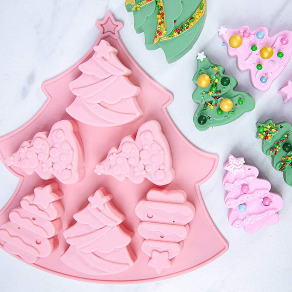 SUGAR SISTERS -XMAS TREE Chocolate Christmas Trees 3 Styles