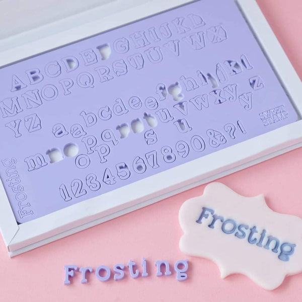 Frosting Letters numbers & Symbols SWEET STAMP