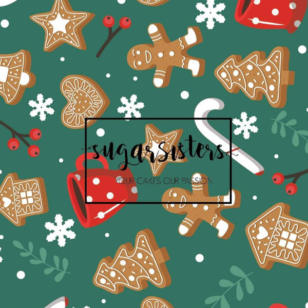 Christmas Cookies & Mug Edible Image