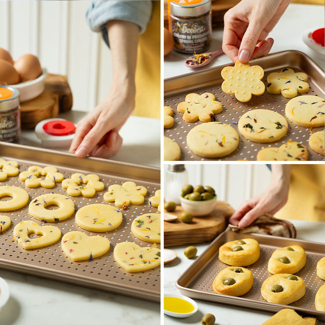 Rose Gold Perforated Cookie Sheet