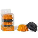 Black & Orange Cupcake Cases Pk 75