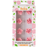 Pink Sugar Rose Small 2cm Pk 8