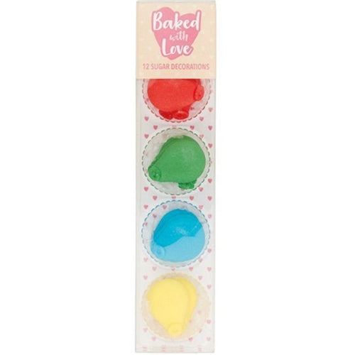 Sugar Decoration Balloons Pk 12