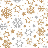 Gold & Silver Stars Cello Treat Bags Pk 20