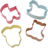 WILTON Baby Cookie Cutters Set 4