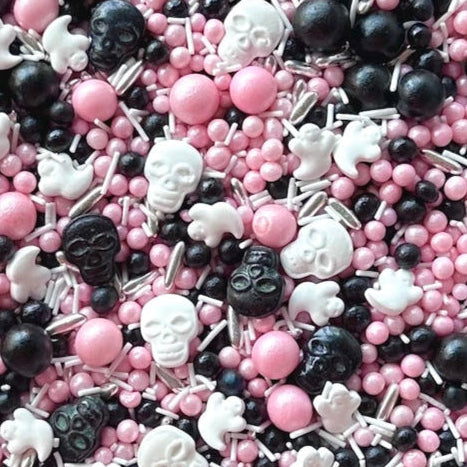 SUGAR SISTERS - Pretty & Pink Spooks Sprinkle Mix 80g