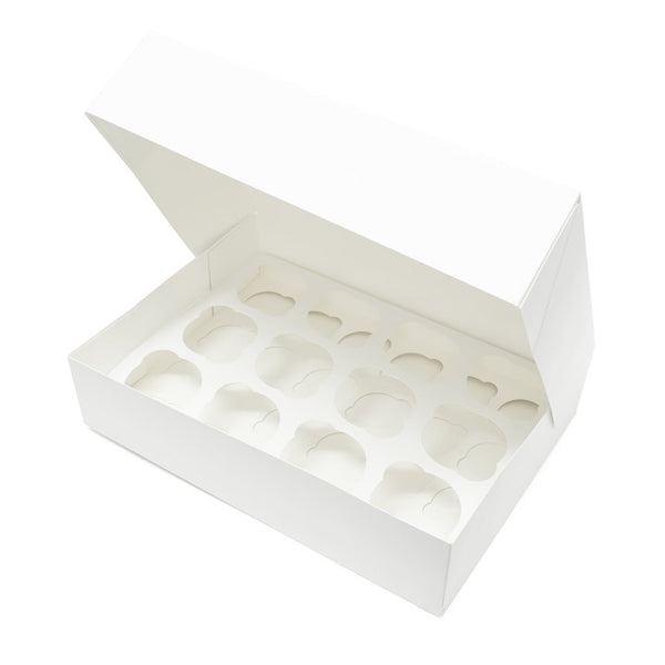 12s/ 24s  White Cupcake Boxes (No Window)