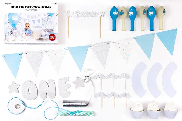 1st Birthday BoyParty Set Pk 33
