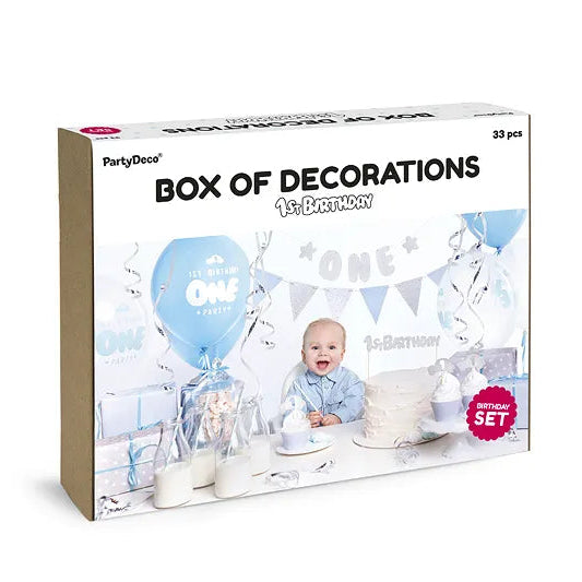 1st Birthday BoyParty Set Pk 33