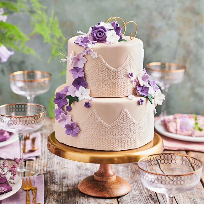 Cake Lace Pearl White 200g
