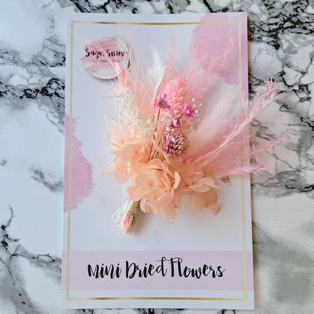 27cm Pink Tied Bundle Peony