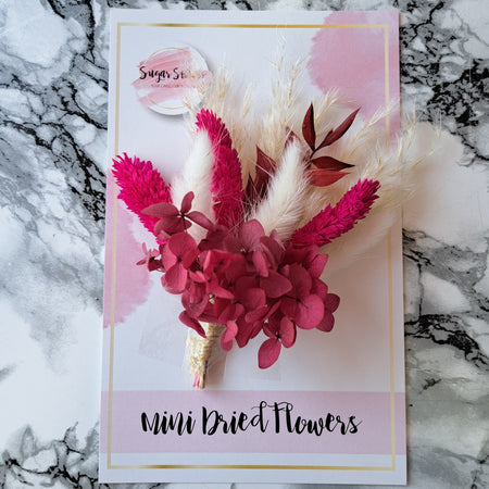 27cm Pink Tied Bundle Peony