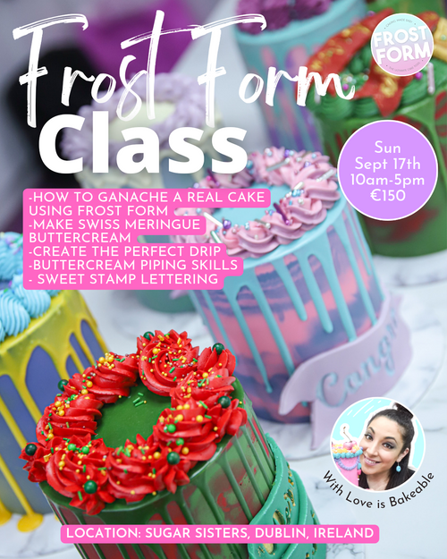 FROST FORM Cake Class Sun Sept 17th (REAL CAKE) (SOLD OUT) –