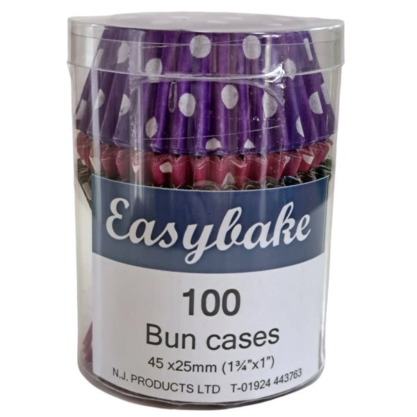 Easybake Polka Dot Buncases Pk 100