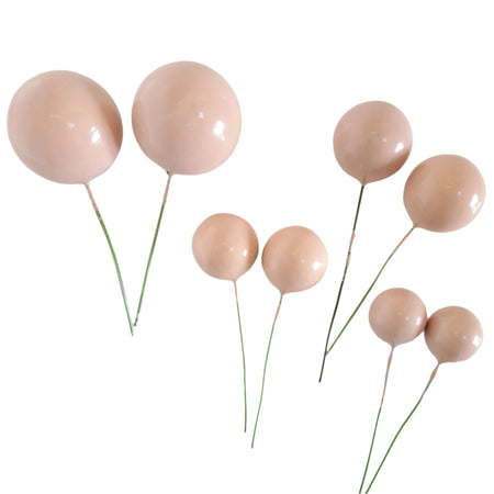 SUGAR SISTERS - Sand, Nude ,Gold & White Cake Ball Set Pk 32