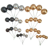 SUGAR SISTERS - Black,Gold and Silver Cake Ball Set Pk 32