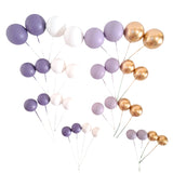 SUGAR SISTERS - Purple,Lavender,Gold & White Cake Ball Set Pk 32