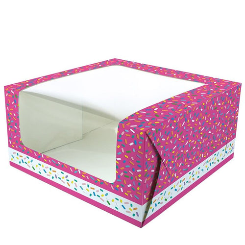 Sprinkles Cake Box - 10" X 5"