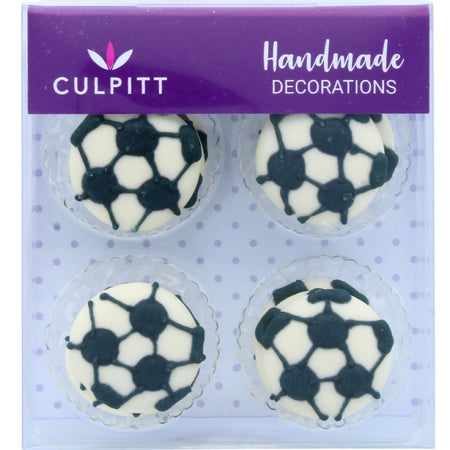 Football Selection Sugar Decorations Pk 12