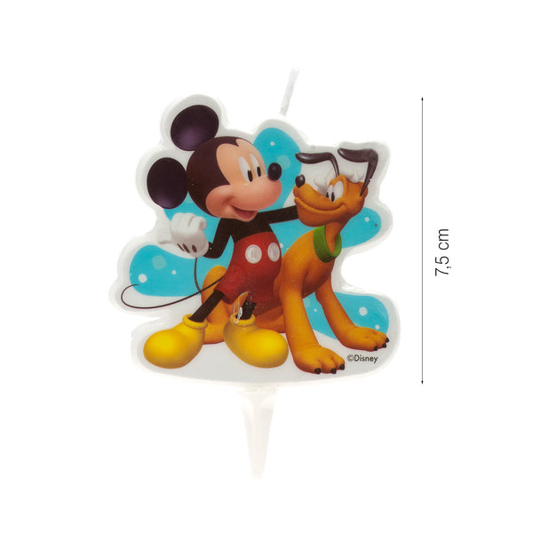 Mickey Mouse & Pluto Birthday Candle