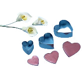 PME Heart Arum Lily Cutter Set 3