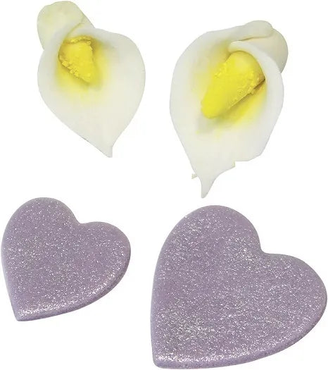 PME Heart Arum Lily Cutter Set 3