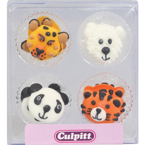 Sugar Decoration Exotic Animals Pk 12