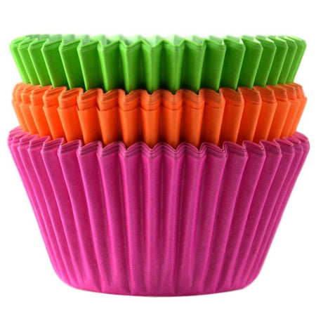 Cupcake Cases Assort Blue Pk 75 HOM