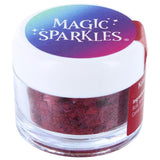 Magic Sparkles Natural Glitter Flakes Garnet Red 3g