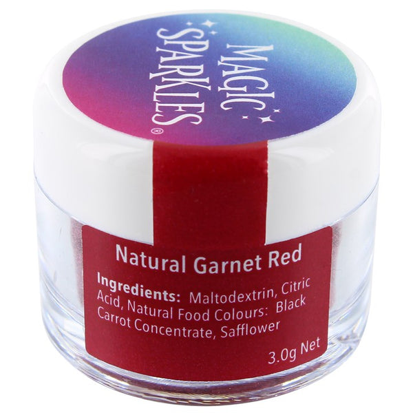 Magic Sparkles Natural Glitter Flakes Garnet Red 3g