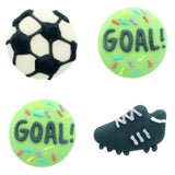 Football Selection Sugar Decorations Pk 12