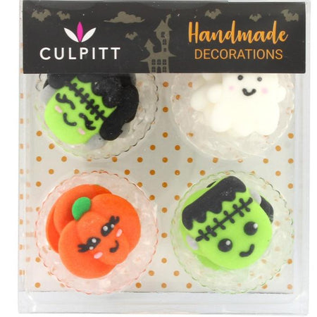 Sugar Decorations Halloween RIP Pk 12