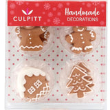 Gingerbread Village Sugar Decorations Pk 12