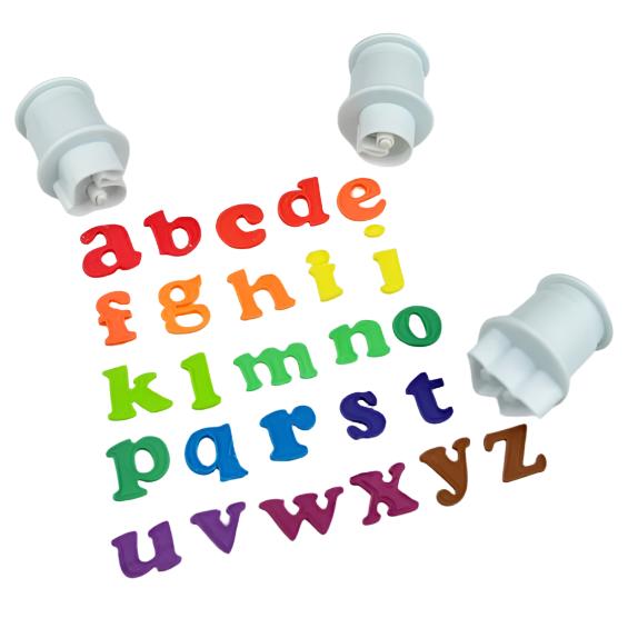 Cake Star Push Easy Mini Lowercase Cutters