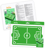 Soccer Field Stencil 30 x 20cm