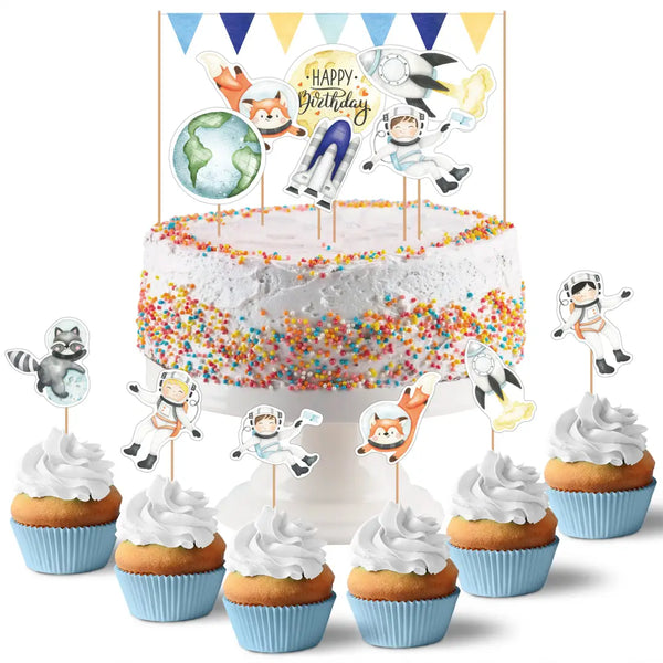Astronaut Cake and Cupcake Kit Pk 19