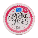 Cupcake Cases Pink Pk 60 PME