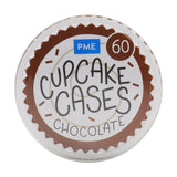 Cupcake Cases Brown Pk 60 PME