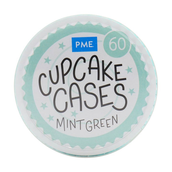 Cupcake Cases Mint Green Pk 60 PME