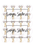 Baby Giraffe  Edible Toppers - (20 Toppers)