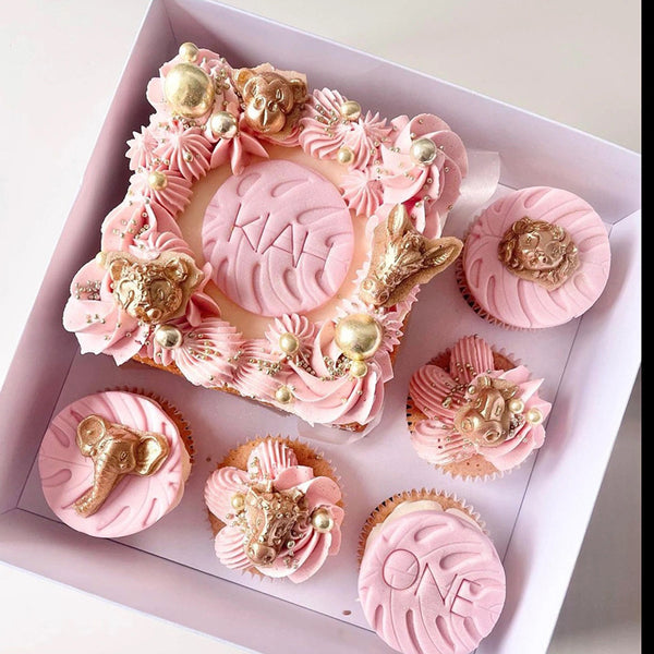 SUGAR SISTERS - Bento Box Set (Mini Cake & 5 Cupcakes)