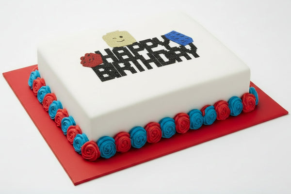 SUGAR SISTERS - Building Blocks Cake Topper