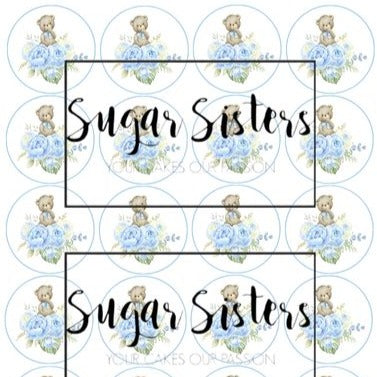 Baby Boy Edible Stickers - (19 Decals)