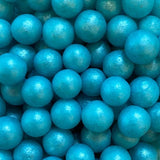 SUGAR SISTERS - Glimmer Pearls Turquoise  Lrg 7mm  80g